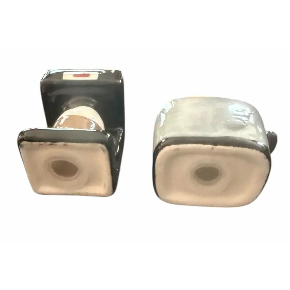 Cracker Barrel Salt & Pepper Shakers Mini Coffee Maker & Toaster Set 3525-63